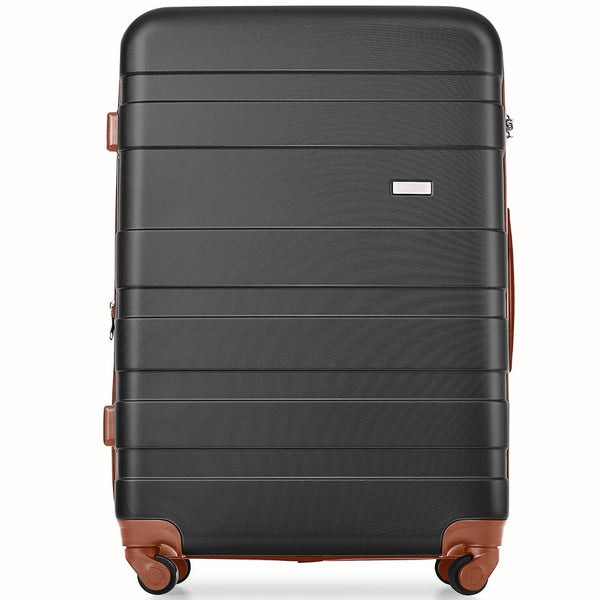 English Elm Luggage Hardshell Abs 3 Piece Set with Spinner Wheels and Tsa Lock for Travel N726P203164A