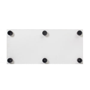 English Elm Two Door Glass Cabinet - Elegant Display Cabinet With 4 Shelves, Tempered Glass & Secure Design W1510S00011-GIGA