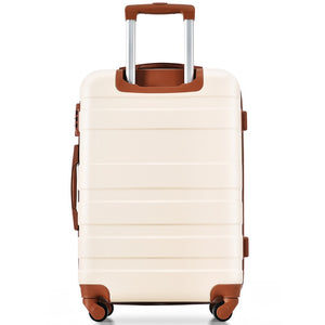 English Elm Luggage Sets 3 Piece Abs Hardshell with Tsa Lock and Spinner Wheels for Travel N726P203164O