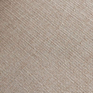 English Elm Natural Rustic Tone Beige Fabric Dining Chairs Set of 2 — Button Tufted Backs, Nailhead Trim, Solid Wood B01181961