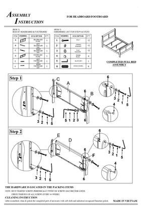 English Elm Louis Philip Low-Profile King Sleigh Bed with Elegant Panel Headboard and Sturdy Solid Wood Frame Black 57.4 L x 27.6 W x 5.2 H B011S00839