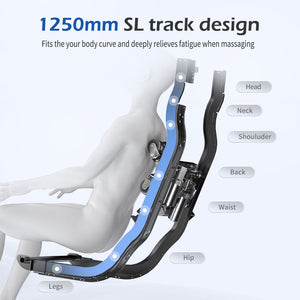 English Elm Bosscare Sl Track Zero Gravity Massage Recliner with Ai Voice App Full Body Relief W73082248