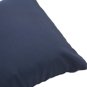 English Elm Hot KD Rattan Round Lounge Canopy Bed - All-Weather Wicker Daybed with Retractable Shade, Deep Seating Comfort and Removable Cushions Navy Blue W640S00034