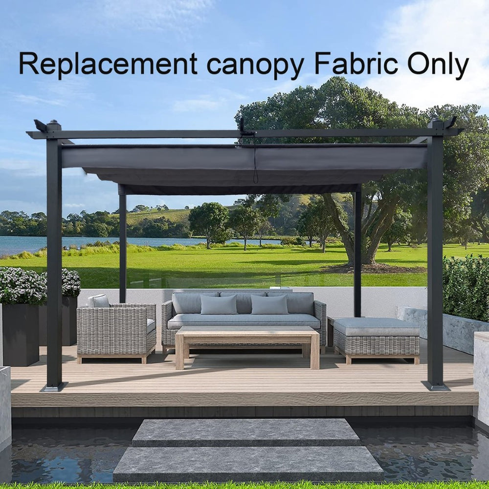 English Elm Replacement Canopy Top Cover For 13 X 10 Ft Pergola - Quick Installation, Weather-Resistant, Stylish Finish W41972288-GIGA