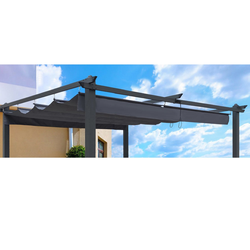 English Elm Replacement Canopy Top Fabric For 10X10 Ft Pergolas – Durable, Stylish, Quick Install, Weather-Resistant W41972289-GIGA