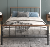 Metal Platform Bed Frame with Headboard and Footboard, Sturdy Metal Frame, No Box Spring Needed(Full)