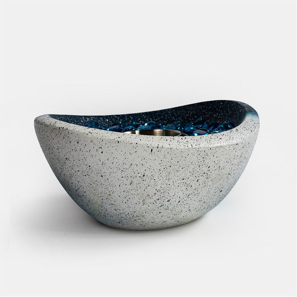 English Elm Tabletop Fire Pit - Portable Ethanol Fireplace For Indoor & Outdoor Use, Smokeless & Stylish Design W85368394-GIGA