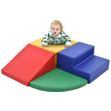 Hearth and Haven Soft Climb and Crawl Foam Playset, Safe Soft Foam Nugget Block For Infants, Preschools, Toddlers, Kids Crawling and Climbing Indoor Active Play Structure TX296663AAL