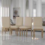 Hearth and Haven Trexm Set Of 4 Dining Chairs Wood Upholstered Fabirc Dining Room Chairs with Nailhead WF291264AAE