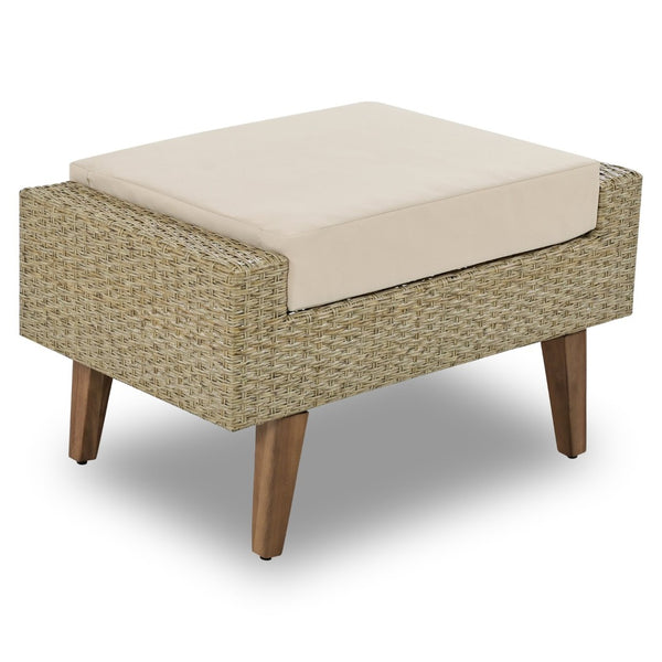 English Elm <old Old Sku Pe Wicker Six Piece Patio Conversation Set Acacia Wood Cushioned Outdoor Sofa Brown N704G201219D