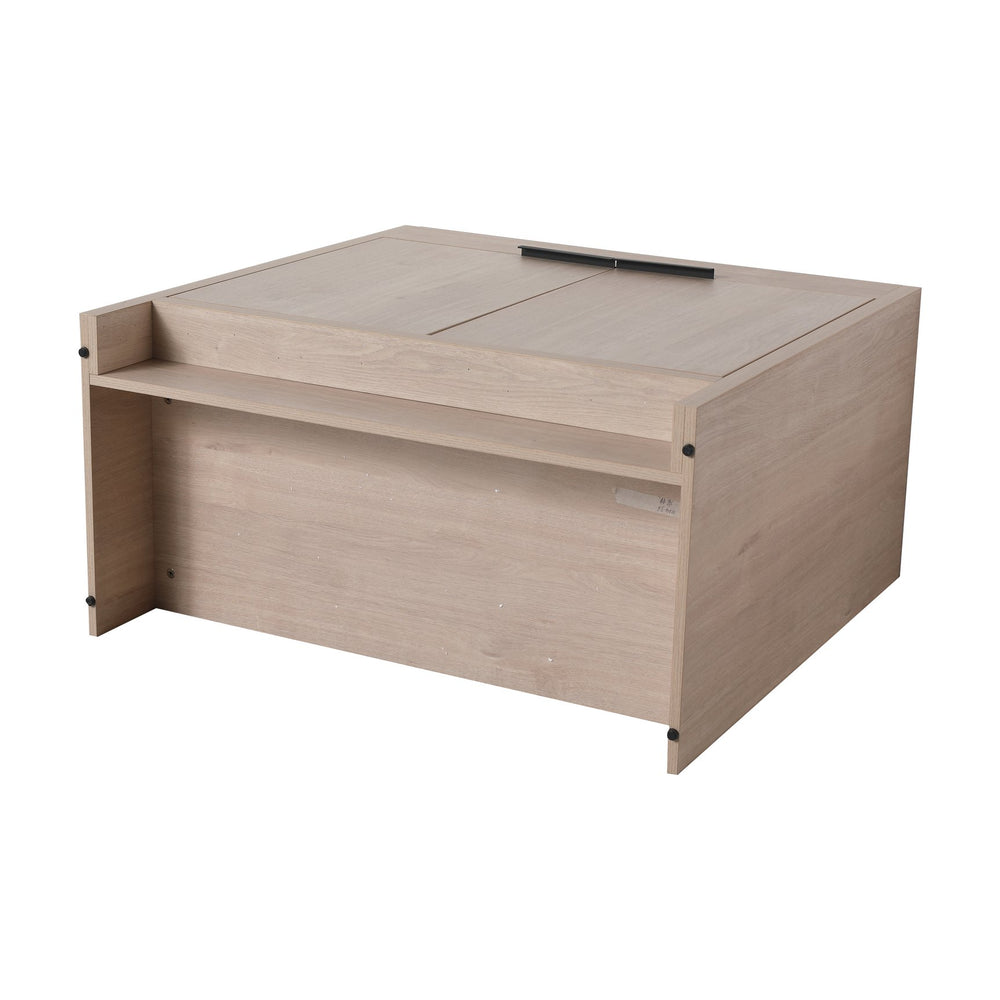 English Elm 36" 36" Freestanding Bathroom Vanity Cabinet with Soft-Close Doors, Adjustable Shelf, Metal Handles, Water-Resistant Plywood Finish W99981573