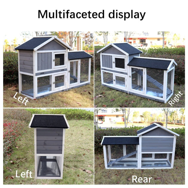 English Elm 43"upgrade Wooden Reptile Enclosure Dual Zone Fir Frame Acrylic Panels Indoor Outdoor Habitat W143167745