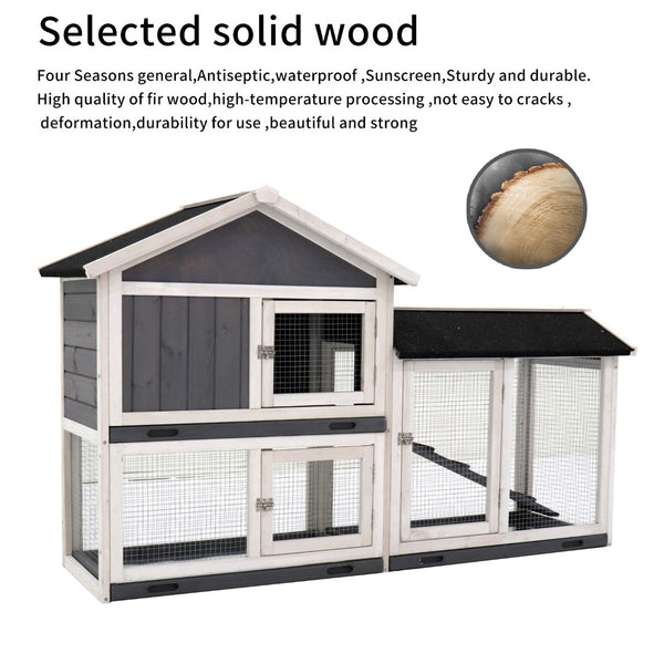 English Elm 43"upgrade Wooden Reptile Enclosure Dual Zone Fir Frame Acrylic Panels Indoor Outdoor Habitat W143167745