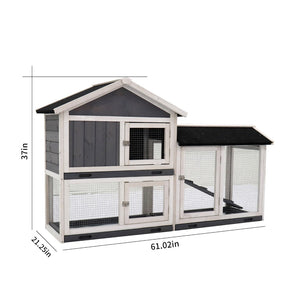 English Elm 43"upgrade Wooden Reptile Enclosure Dual Zone Fir Frame Acrylic Panels Indoor Outdoor Habitat W143167745