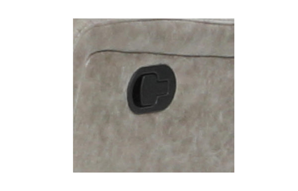 English Elm Faux Reclining Accent Chair with Pillow-Top Back, Pocket Coil Seat, Hardwood Frame & Durable Metal Finish B00977495