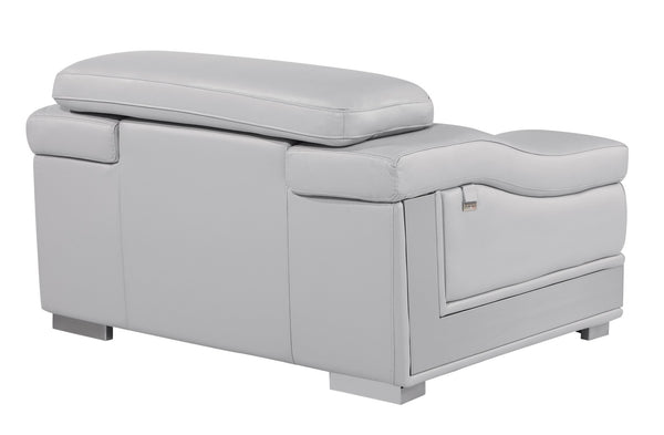 English Elm Top Grain Italian Leather Chair – Luxurious Comfort & Modern Design For Any Space, Durable & Stylish B05777877-GIGA