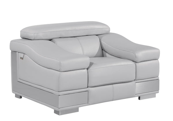 English Elm Top Grain Italian Leather Chair – Luxurious Comfort & Modern Design For Any Space, Durable & Stylish B05777877-GIGA