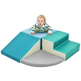 Hearth and Haven Soft Climb and Crawl Foam Playset, Safe Soft Foam Nugget Block For Infants, Preschools, Toddlers, Kids Crawling and Climbing Indoor Active Play Structure TX296663AAC