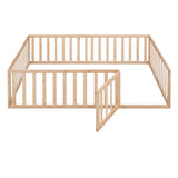 Hearth and Haven Full Size Wood Daybed Frame with Fence(Old Sku:Wf289662Aam) WF299302AAM