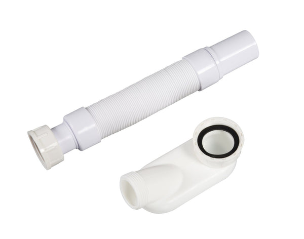 English Elm Solid Brushed Nickel Bathtub Drain Kit with Overflow Cover for Modern Bathrooms W157390151