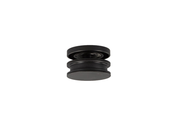 English Elm Rollers Matte Black Shower Door Replacement Set for Frameless Enclosures Smooth Glide W1573S00055