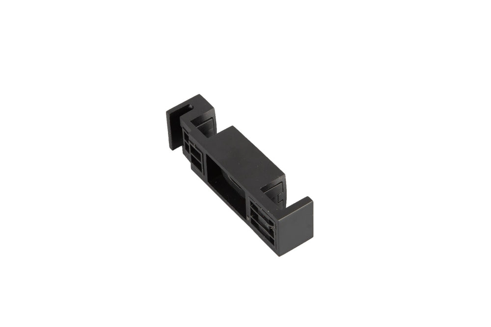 English Elm Bumper and Guide Set in Matte Black for Smooth Sliding Shower Door Track Operation W1573142107