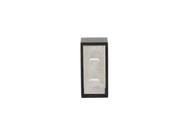 English Elm Shower Rod Bracket Matte Black Moisture Resistant Support for Modern Bathrooms W1573P143940