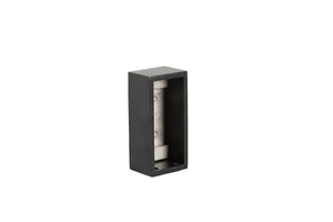 English Elm Shower Rod Bracket Matte Black Moisture Resistant Support for Modern Bathrooms W1573P143940