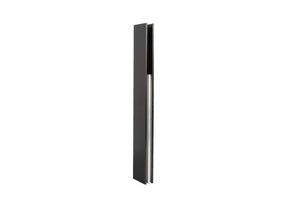 English Elm Top Rail Replacement for Sliding Shower Doors Matte Black Stainless Steel Modern W157383732