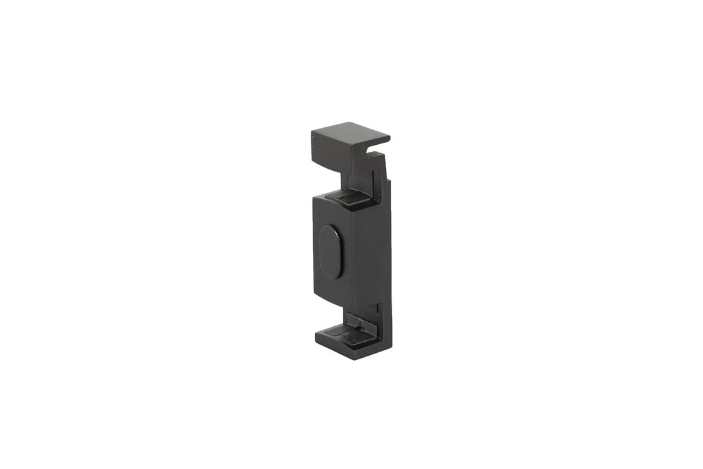 English Elm Bumper and Guide Set in Matte Black for Smooth Sliding Shower Door Track Operation W1573142107