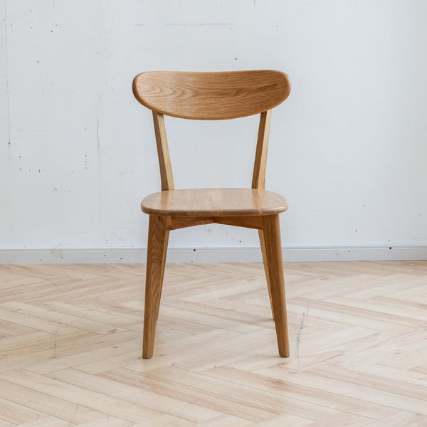 English Elm (set of 2) Solid Oak Dining Chairs Fas Grade North American Wood Curved Back W1283104166
