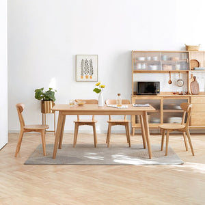 English Elm (set of 2) Solid Oak Dining Chairs Fas Grade North American Wood Curved Back W1283104166