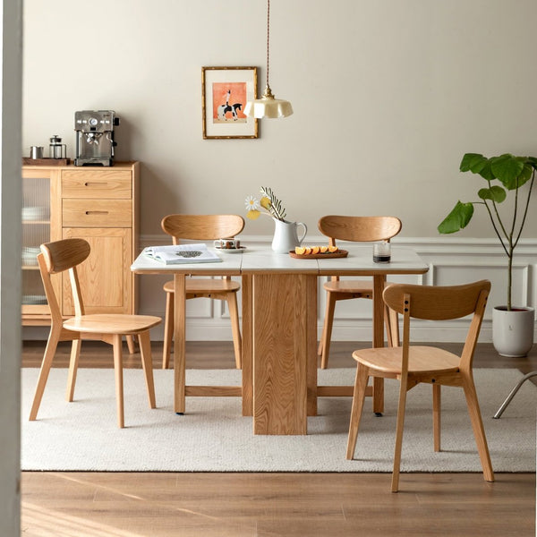 English Elm (set of 2) Solid Oak Dining Chairs Fas Grade North American Wood Curved Back W1283104166