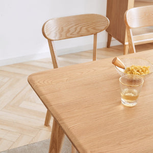 English Elm (set of 2) Solid Oak Dining Chairs Fas Grade North American Wood Curved Back W1283104166