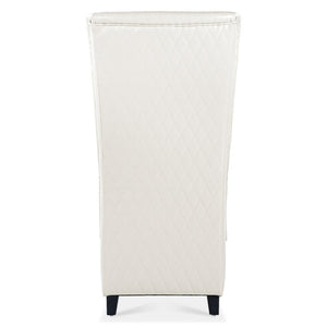 English Elm 23.03" Wide Pu Leather Wingback Accent Chair Tall High Back Seat for Bedroom W68057037