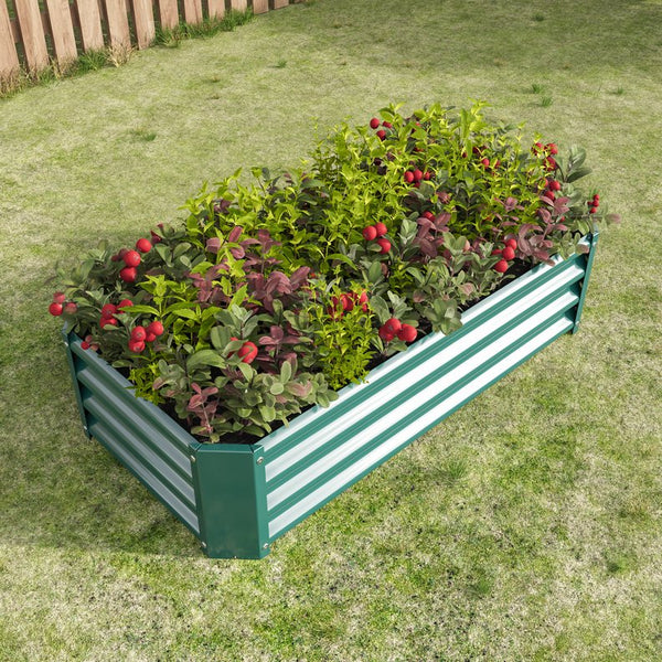 English Elm Metal Raised Garden Bed - Durable 4X2Ft Planter For Flowers, Vegetables, Herbs - Easy Assembly & Low Maintenance W84091000