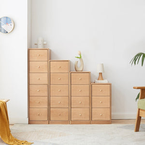 English Elm Solid Oak Cabinet with Brass Hardware Modular Nightstand or Living Room Storage W128373063