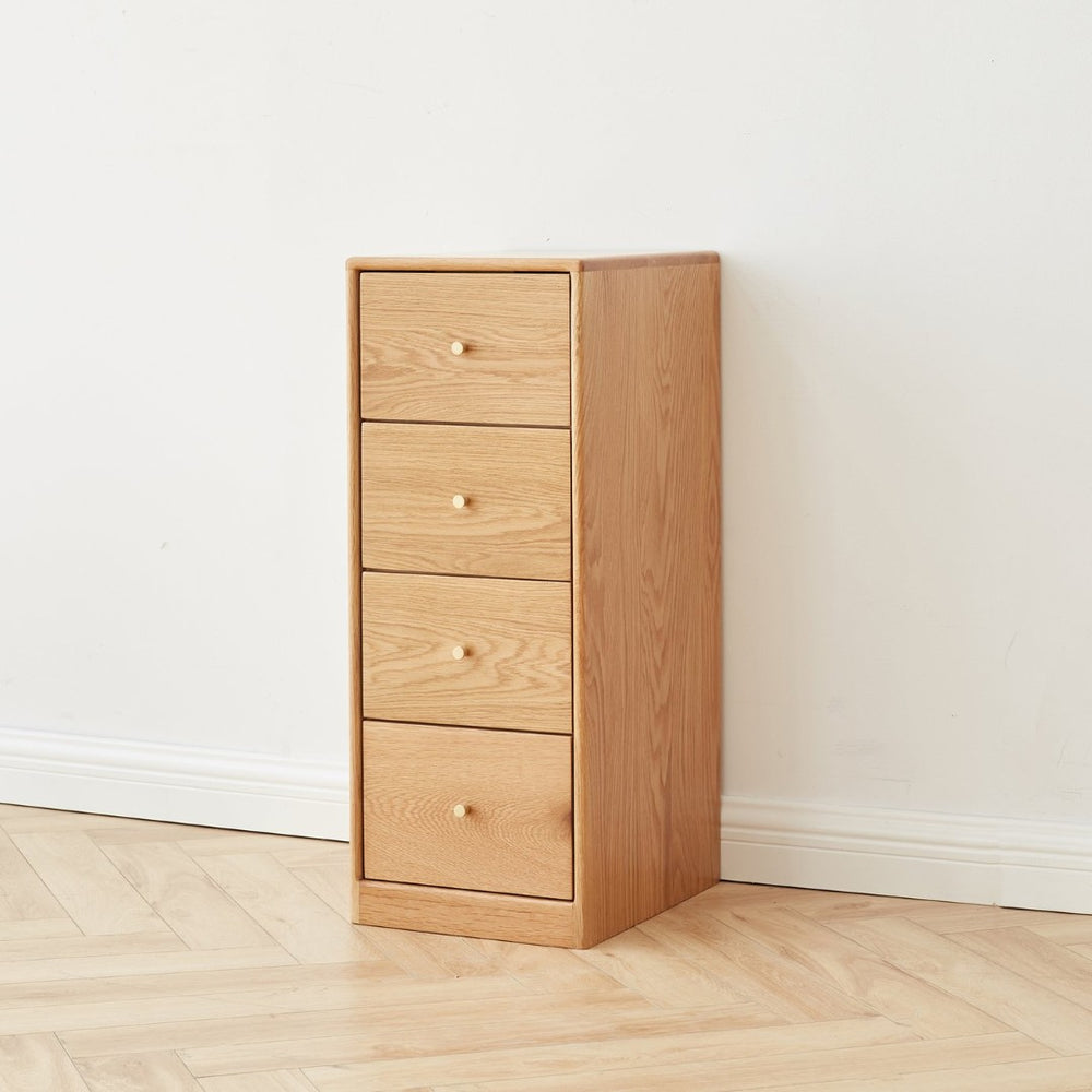 English Elm Solid Oak Cabinet with Brass Hardware Modular Nightstand or Living Room Storage W128373063