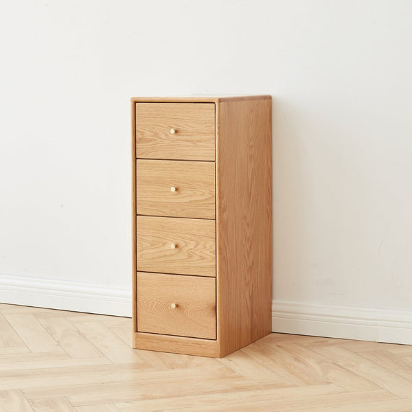 English Elm Solid Oak Cabinet with Brass Hardware Modular Nightstand or Living Room Storage W128373063