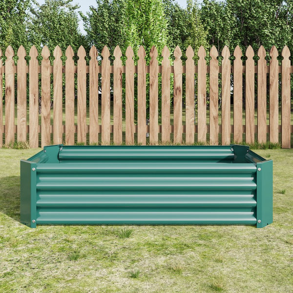 English Elm Metal Raised Garden Bed - Durable 4X2Ft Planter For Flowers, Vegetables, Herbs - Easy Assembly & Low Maintenance W84091000