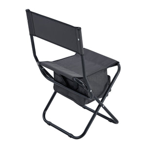 English Elm 4-piece Folding Camp Chair Set with Oxford Cloth Seat and Built-in Storage Pocket W24172222