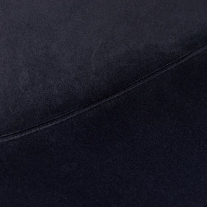 English Elm A set of 6 dining chairs Black velvet cushioned side chairs with gold spoon legs, modern medieval flair W1151124302