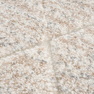 English Elm Talas Plush Trellis Shag Area Rug in Cream - High-Pile Diamond Pattern, Tassels, Nonslip, OEKO-TEX B03599882