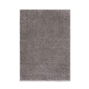English Elm Super Super Soft Polyester Shag Area Rug Camdyn 6x9 Gray High-Pile Non-Slip Cozy Texture for Living Room Decor B03597950