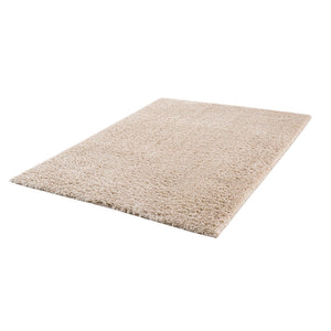 English Elm Super Plush Polyester Shag Area Rug with High Pile, Non-Slip Latex Backing, Easy Vacuum Care, Chic Texture Cream 78.74 L x 6.69 W x 6.69 H B03597946