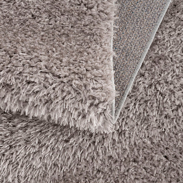 English Elm Super Plush Polyester Shag Area Rug with High Pile, Non-Slip Latex Backing, Easy Vacuum Care, Chic Texture Grey 47.24 L x 5.12 W x 5.12 H B03597948