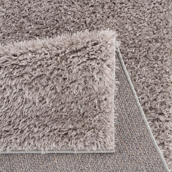 English Elm Super Plush Polyester Shag Area Rug with High Pile, Non-Slip Latex Backing, Easy Vacuum Care, Chic Texture Grey 47.24 L x 5.12 W x 5.12 H B03597948