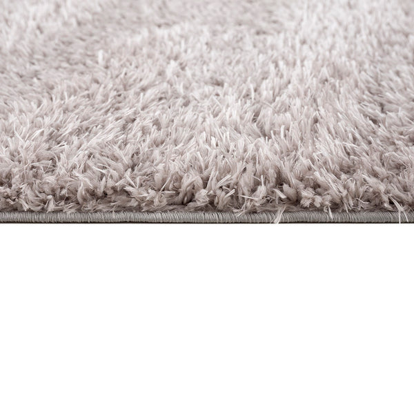 English Elm Super Plush Polyester Shag Area Rug with High Pile, Non-Slip Latex Backing, Easy Vacuum Care, Chic Texture Grey 47.24 L x 5.12 W x 5.12 H B03597948