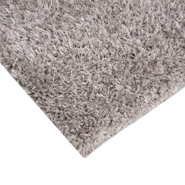 English Elm Super Soft Camdyn Polyester Shag Area Rug 5x7 Grey High-Pile Non-Slip Plush Modern Accent Carpet B03597949