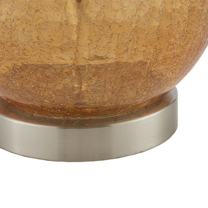 English Elm Cortina Ombre Glass Table Lamp Set of 2 – Blue Glass Bases, White Tapered Shades, Modern Accent Lighting, Includes Bulbs & 2-Year Warranty B03594978